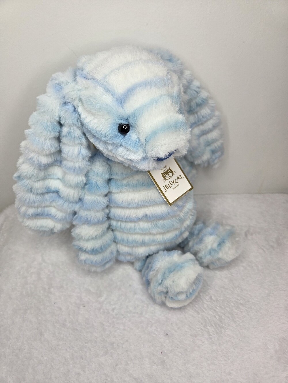 NWT Customized Jellycat Nimbus Luxe Bunny "Admiral" - Picture 6 of 6